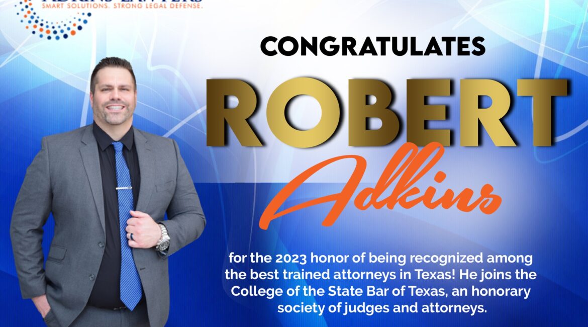 Join us in celebrating the accomplishment of Attorney Robert Adkins.